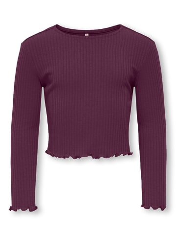 KIDS ONLY Longsleeve "Tella Life" in Lila