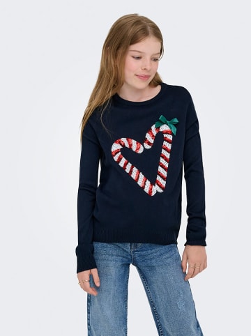 KIDS ONLY Trui "Xmas" donkerblauw
