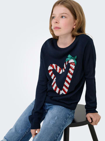 KIDS ONLY Trui "Xmas" donkerblauw