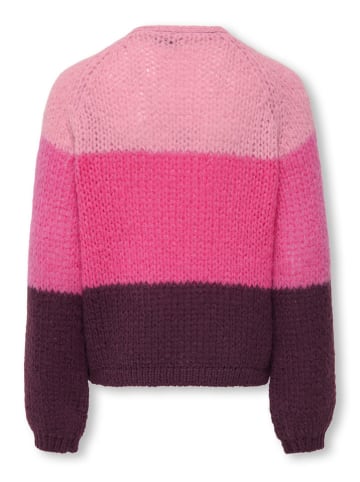 KIDS ONLY Vest "Nordic" paars/lichtroze