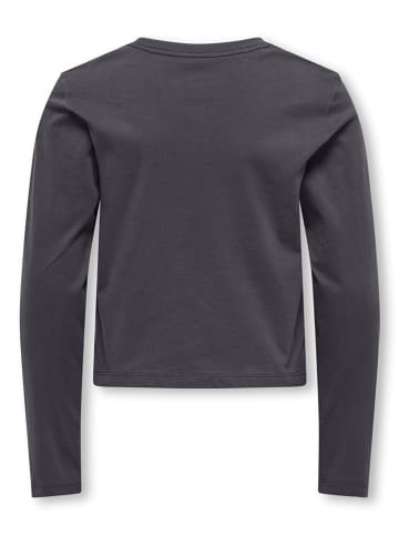 KIDS ONLY Longsleeve "Rex" in Anthrazit