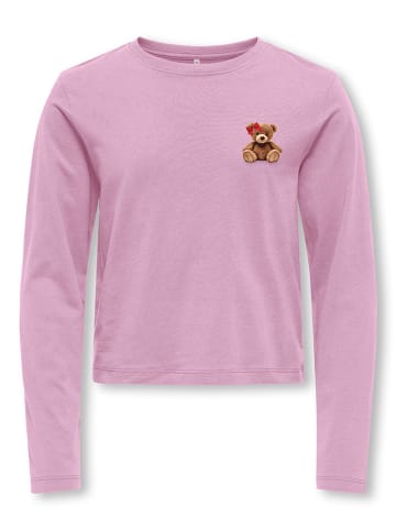 KIDS ONLY Longsleeve "Rex" lichtroze