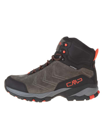 CMP Leder-Trekkingboots "Melnick Mid" in Anthrazit/ Grau