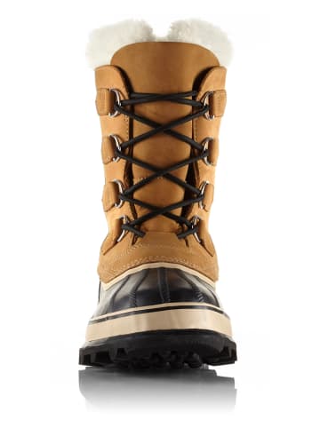 Sorel Leren boots "Caribou" lichtbruin