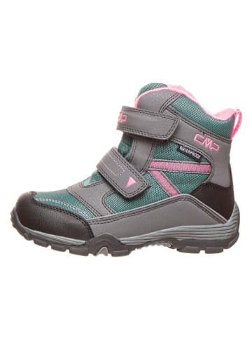 CMP Winterboots in Grau/ Grün/ Pink