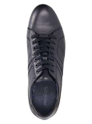 Wojas Leren veterschoenen zwart
