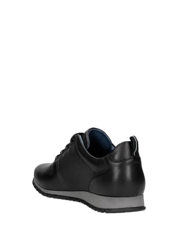 Wojas Skórzane sneakersy w kolorze czarnym