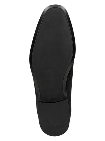 Wojas Leren mocassins zwart