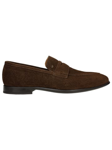Wojas Leren mocassins bruin