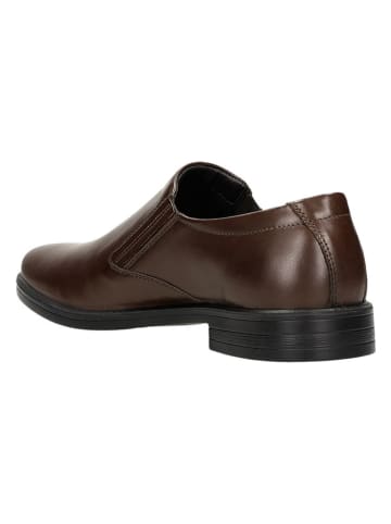 Wojas Leder-Slipper in Braun