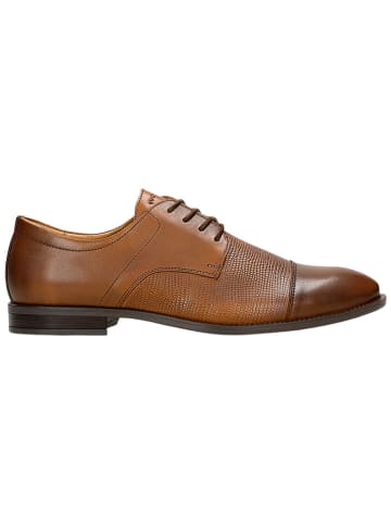 Wojas Leder-Schnürschuhe in Hellbraun