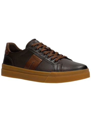 Wojas Leren sneakers bruin