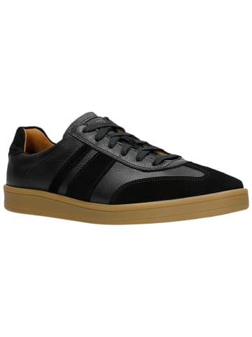 Wojas Leder-Sneakers in Schwarz