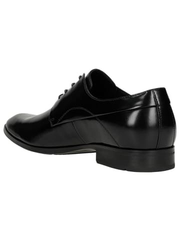 Wojas Leren veterschoenen zwart