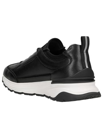 Wojas Leren sneakers zwart/wit
