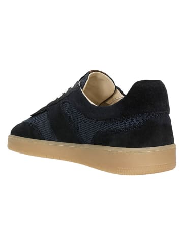 Wojas Leren sneakers donkerblauw