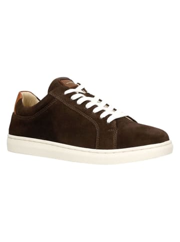 Wojas Leder-Sneakers in Braun