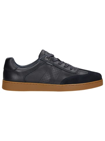 Wojas Leder-Sneakers in Schwarz