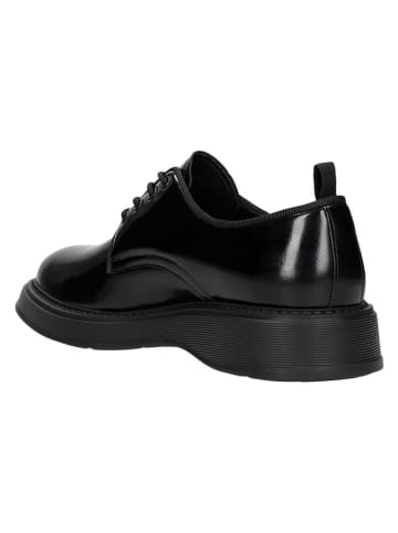 Wojas Leder-Schnürschuhe in Schwarz