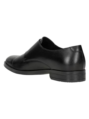 Wojas Leder-Halbschuhe in Schwarz