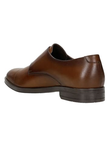 Wojas Leren mocassins bruin