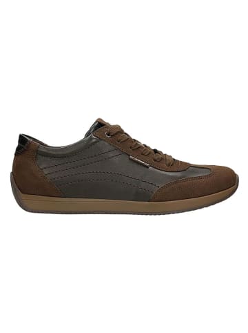 Wojas Leder-Sneakers in Braun