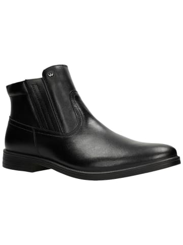 Wojas Leder-Boots in Schwarz