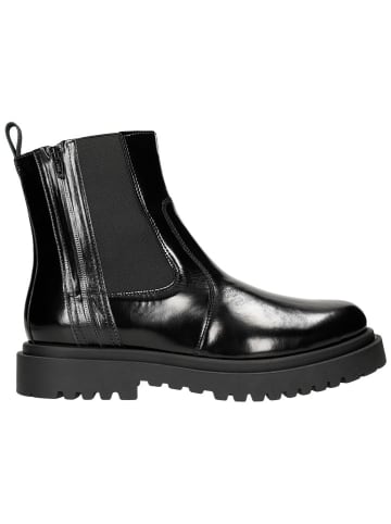 Wojas Leder-Chelsea-Boots in Schwarz