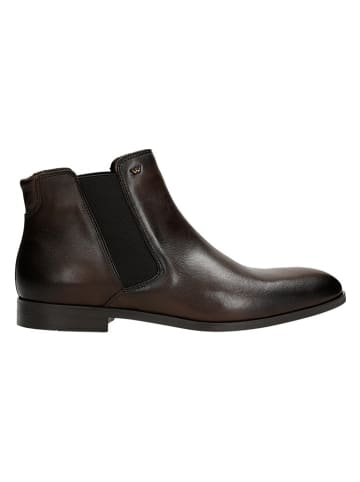 Wojas Leder-Chelsea-Boots in Braun