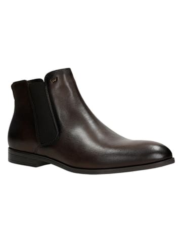 Wojas Leder-Chelsea-Boots in Braun