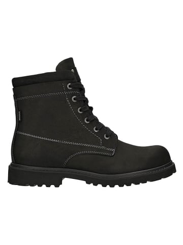 Wojas Leder-Boots in Schwarz