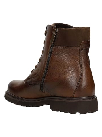 Wojas Skórzane botki w kolorze brązowym