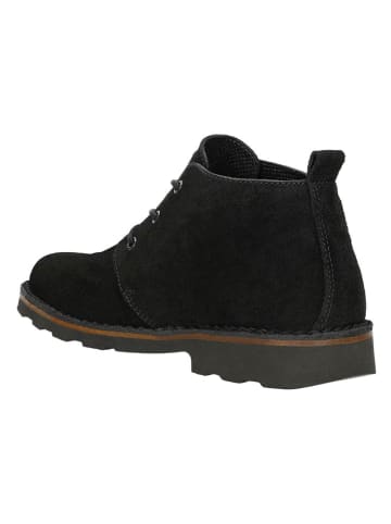 Wojas Leder-Schnürschuhe in Schwarz