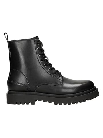 Wojas Leren boots zwart