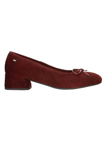 Wojas Leren pumps bordeaux