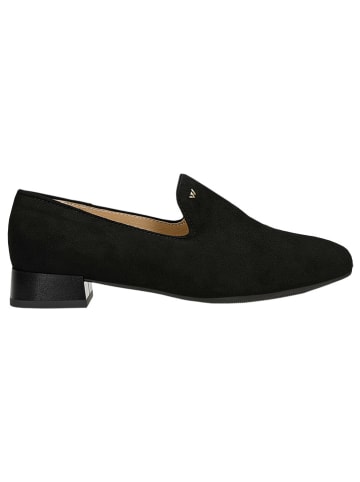 Wojas Skórzane mokasyny w kolorze czarnym