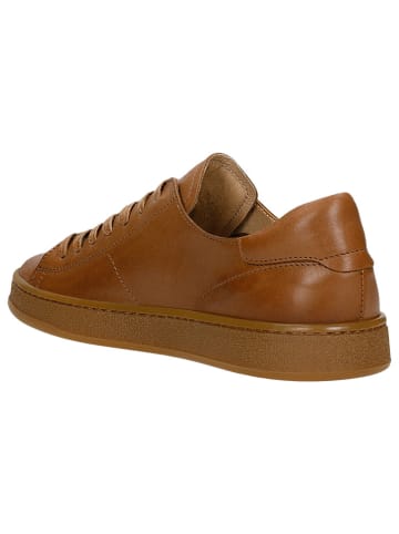 Wojas Leren sneakers lichtbruin