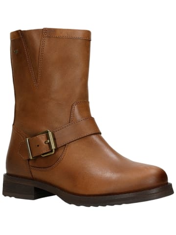 Wojas Leder-Boots in Hellbraun