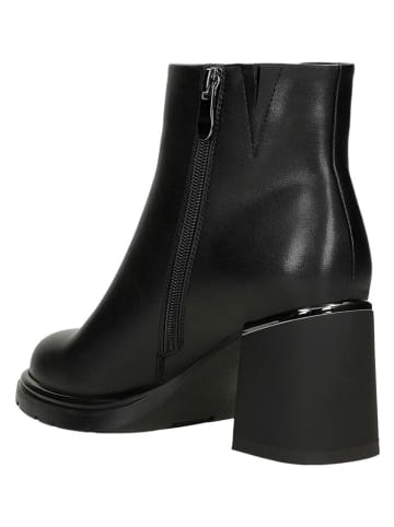 Wojas Leder-Stiefeletten in Schwarz