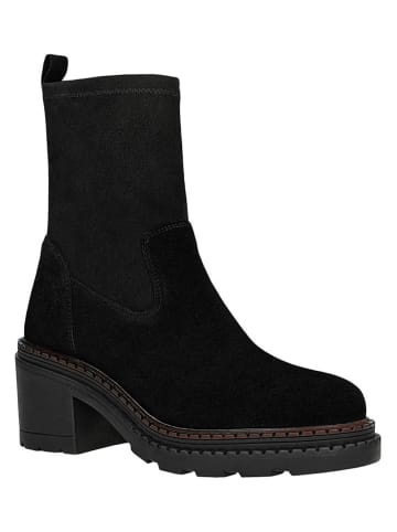 Wojas Leder-Stiefeletten in Schwarz