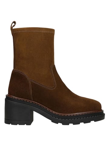 Wojas Leder-Stiefeletten in Hellbraun