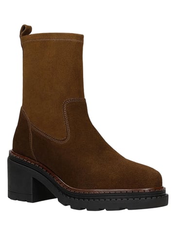 Wojas Leder-Stiefeletten in Hellbraun