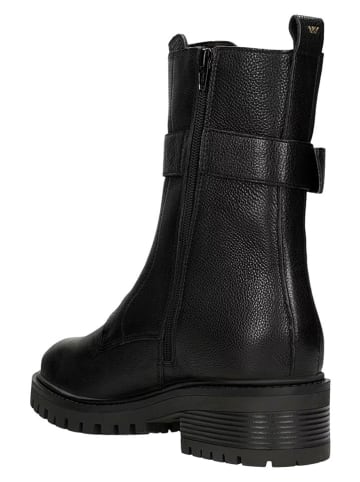 Wojas Leren boots zwart