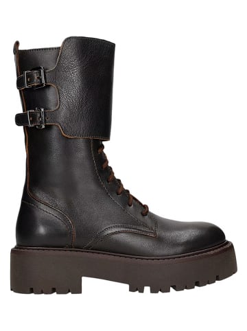 Wojas Leder-Boots in Braun