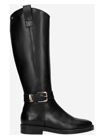 Wojas Skórzane kozaki w kolorze czarnym