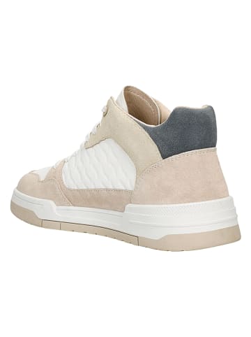 Relaks Leder-Sneakers in Weiß/ Beige