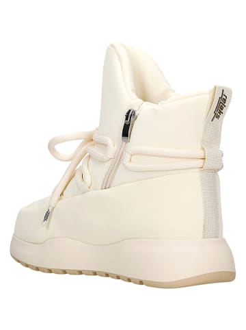 Relaks Botki zimowe w kolorze beżowym