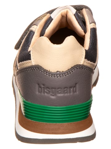 bisgaard Skórzane sneakersy w kolorze szaro-zielonym