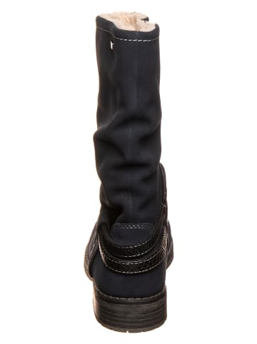 Lurchi Leder-Stiefel "Lia" in Schwarz