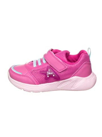 Geox Sneakers in Pink/ Hellblau